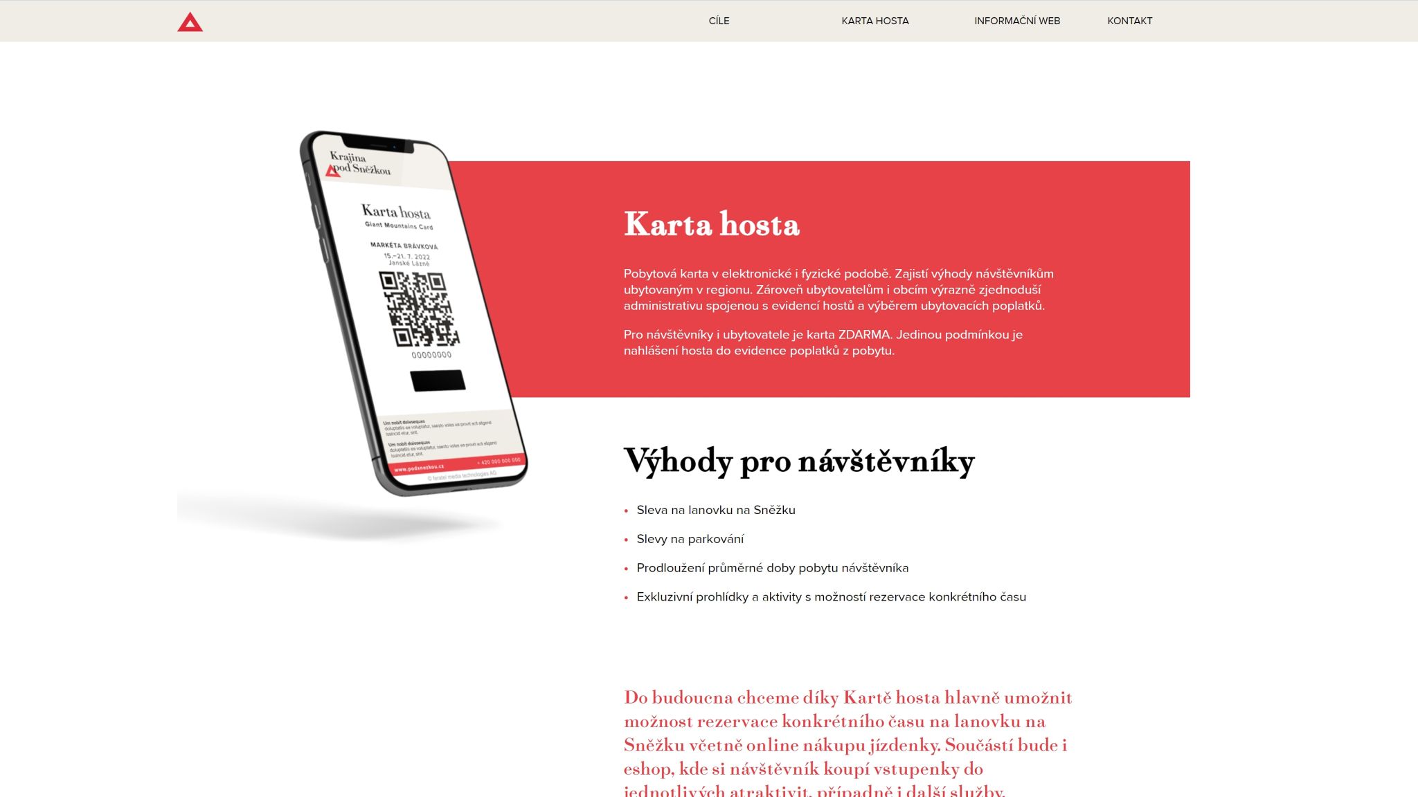 Moduly webu DMO